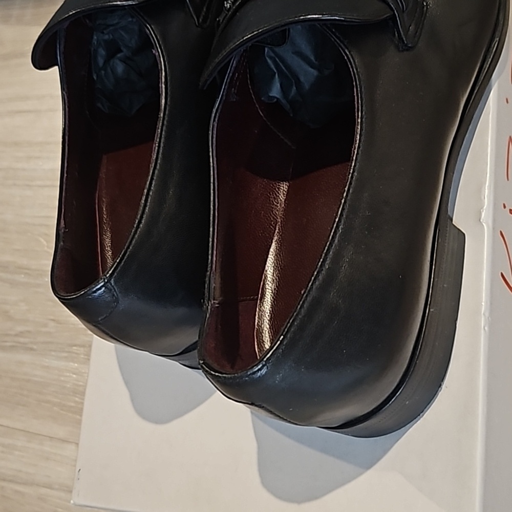 Valentino Mens Leather Dress Shoes - Picture 2 of 3